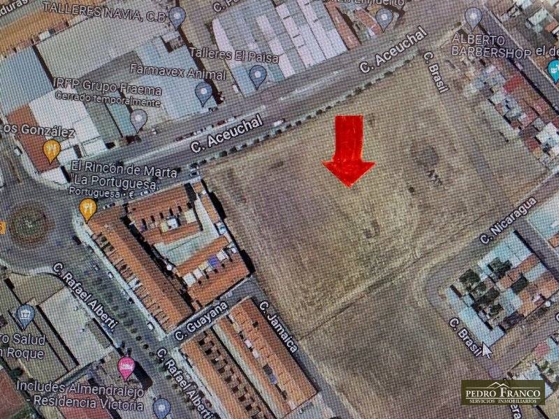 PARCELA URBANA EN VENTA EN ALMENDRALEJO (CRTA.ACEUCHAL)