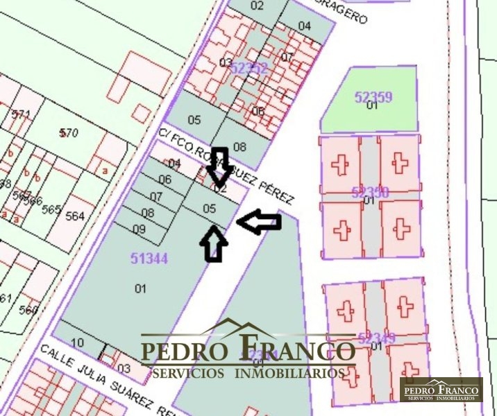 PARCELA URBANA EN VENTA EN ALMENDRALEJO (CANTALGALLO/ COLEGIO RUTA DE LA PLATA)